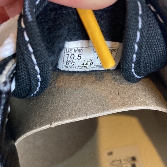 VANS NWT Drip Black Yellow White Men’s 10.5 Streetwear Custom Sneakers Skater - Picture 13 of 16